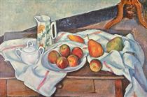 Stilleben mit Zuckerdose - Paul Cézanne