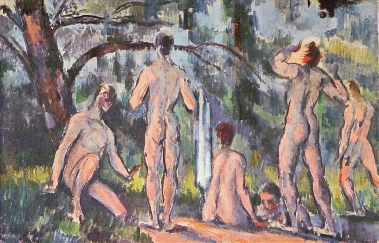 Study of Bathers, c.1898 - Paul Cézanne
