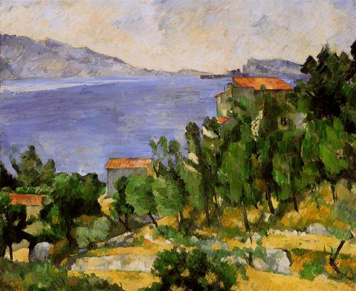 The Bay of L'Estaque from the East, c.1882 - Paul Cezanne