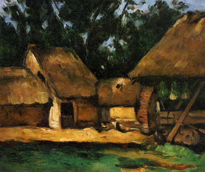 The Oilmill, 1871 - Paul Cézanne