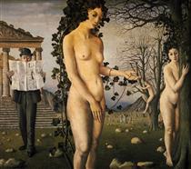 The Man in the Street - Paul Delvaux