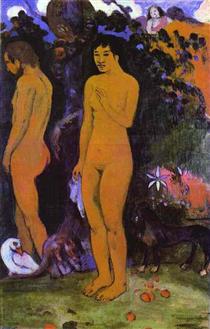 Адам и Ева - Поль Гоген