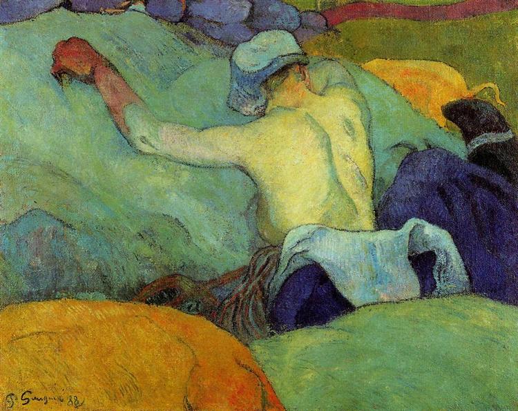 In the Heat (The Pigs), 1888 - Paul Gauguin