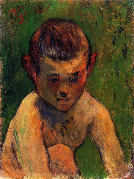 Little breton bather, 1888 - Paul Gauguin
