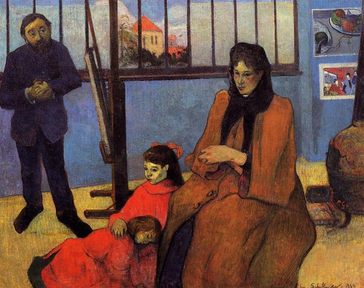 Schuffenecker Family, 1889 - Paul Gauguin
