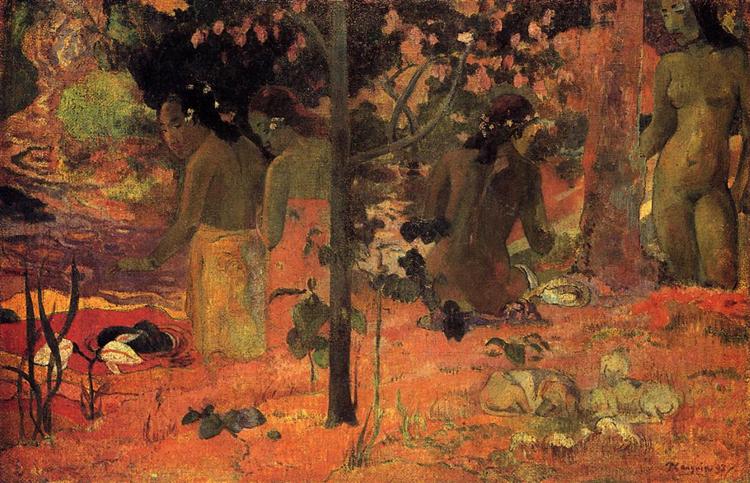 The Bathers, 1897 - Paul Gauguin