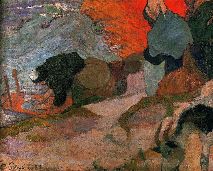 Washerwomen, 1888 - Paul Gauguin