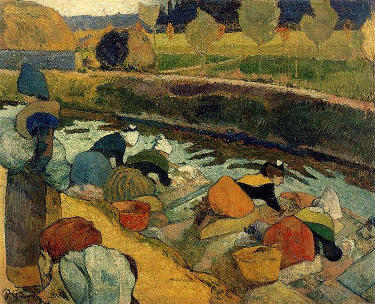 Washerwomen at Roubine du Roi, 1888 - Paul Gauguin