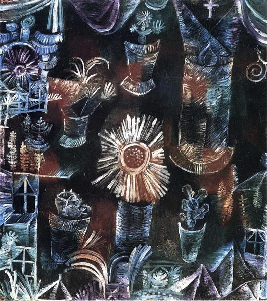 Still Life with Thistle Bloom, 1919 - Пауль Клее
