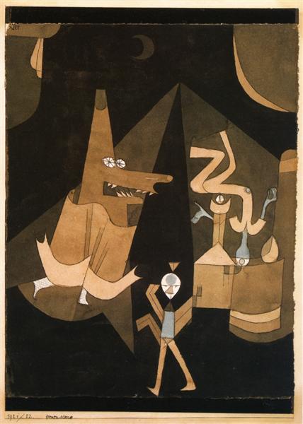Witch scene, 1921 - Пауль Клее