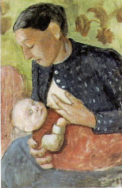 Breastfeeding mother of Paula Modersohn-Becker, 1902 - Paula Modersohn-Becker
