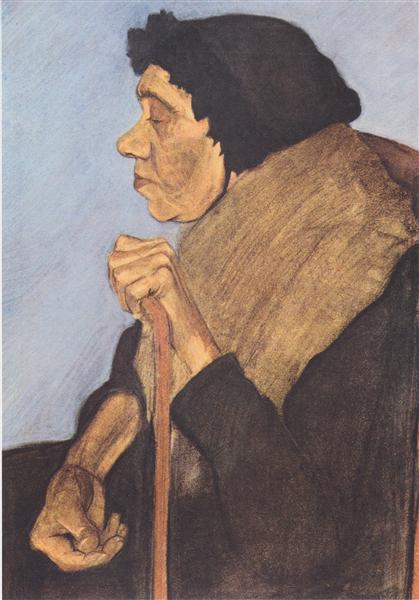 Old blind woman, c.1899 - Paula Modersohn-Becker