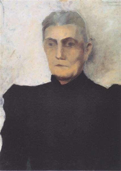 Portrait of an old woman, c.1898 - Paula Modersohn-Becker