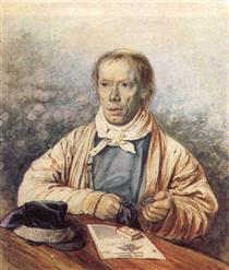 Portrait of A. I. Fedotov, the Artist's Father - Pavel Fedotov