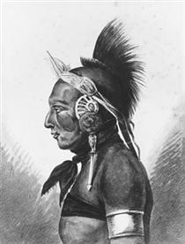 An Osage Warrior - Pavel Svinyin