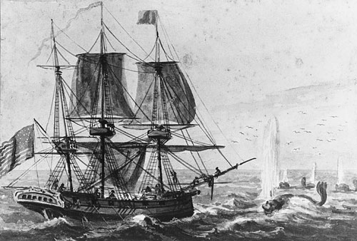 Replenishing the Ship's Larder with Codfish off the Newfoundland Coast, c.1812 - Pavel Svinyin