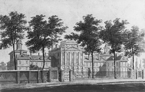 The Pennsylvania Hospital, c.1812 - Pavel Svinyin