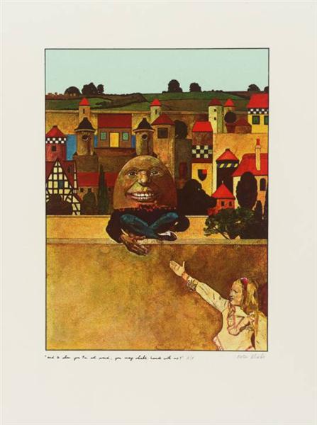 'and to show you I'm not proud, you may shake hands with me!', 1970 - Peter Blake