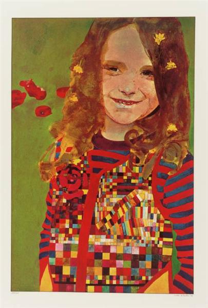 Girl in a Poppy Field, 1974 - Питер Блейк