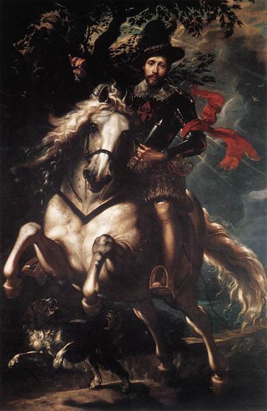 Equestrian Portrait of Giancarlo Doria, c.1606 - Peter Paul Rubens