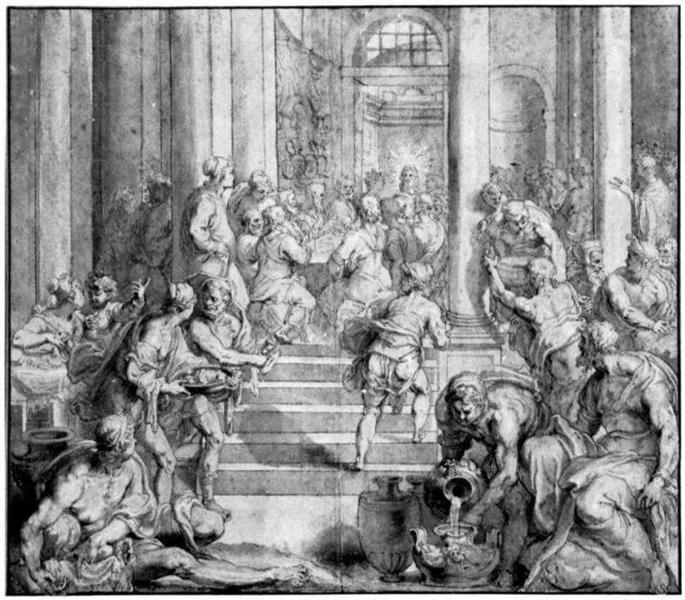 Last Supper, c.1625 - c.1635 - Питер Пауль Рубенс