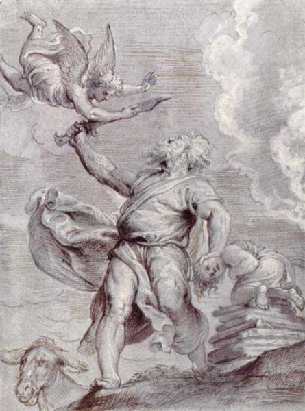 Sacrifice of Abraham, c.1600 - c.1608 - Пітер Пауль Рубенс