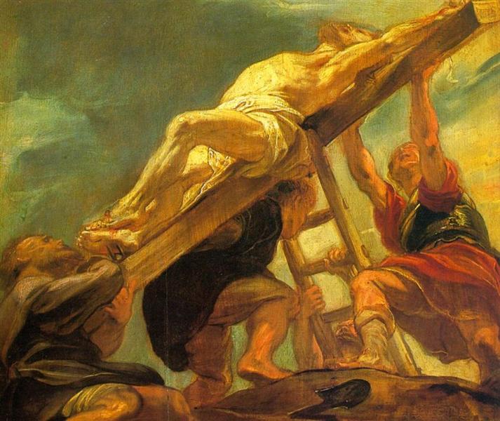 The Raising of the Cross, 1620 - 1621 - Peter Paul Rubens