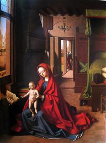 The Virgin and Child in a gothic interior - Petrus Christus