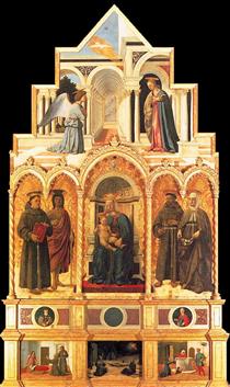 L'Annonciation - Piero della Francesca