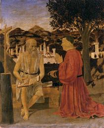 Saint Jérôme et le donateur Girolamo Amadi - Piero della Francesca