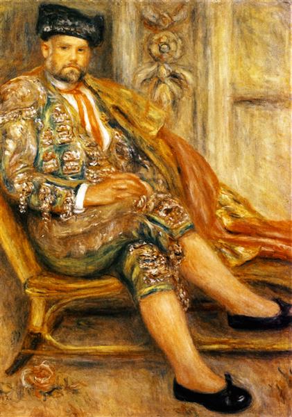 Ambroise Vollard Portrait, 1917 - 雷諾瓦