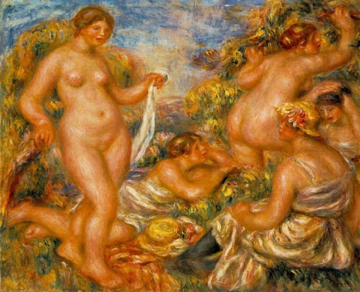Bathers, c.1918 - Pierre-Auguste Renoir