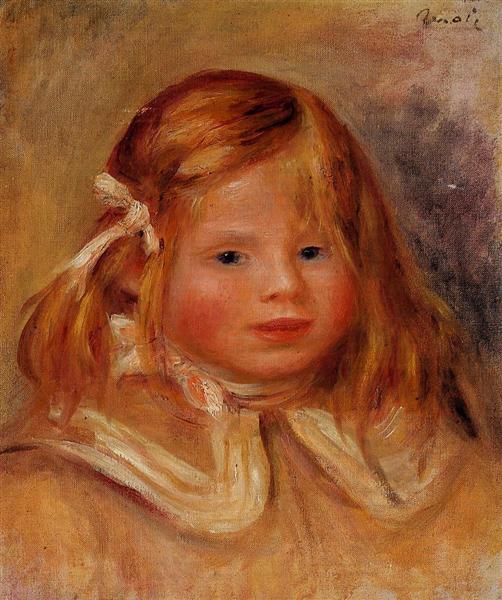 Coco in a Red Ribbon, 1905 - Pierre-Auguste Renoir