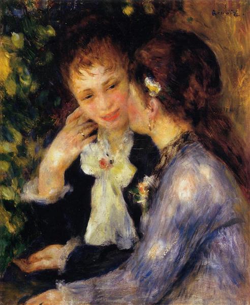 Confidences, 1878 - Auguste Renoir
