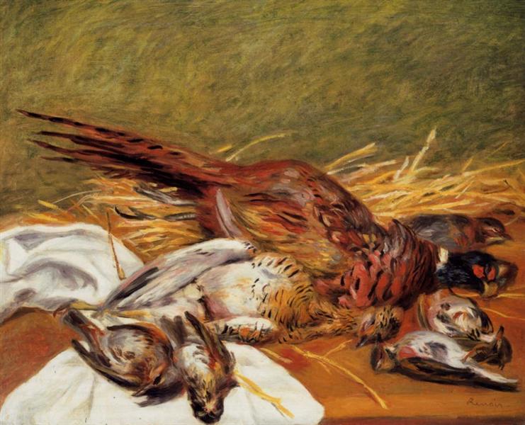 Faisans, Canapetiere et grives, 1902 - Pierre-Auguste Renoir