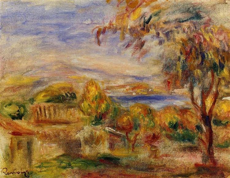 Landscape by the Sea, 1915 - Pierre-Auguste Renoir
