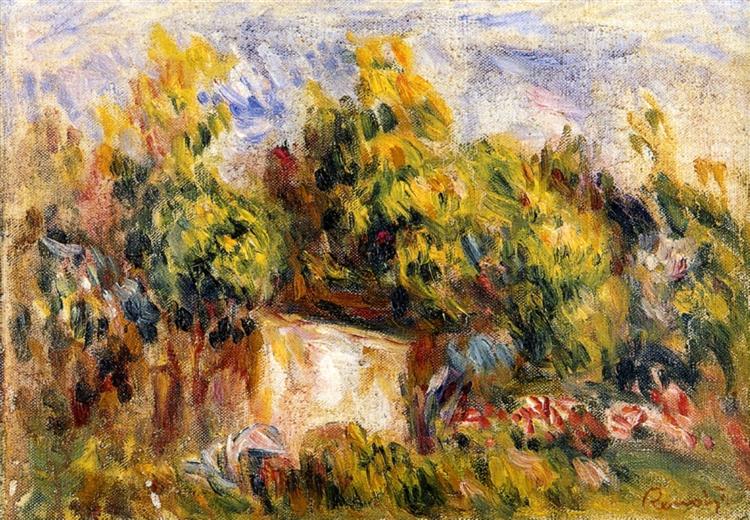 Landscape with Cabin, 1916 - Pierre-Auguste Renoir