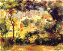 Looking out at the Sacre Coeur - Auguste Renoir