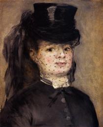 Madame Darras as an Horsewoman - Auguste Renoir