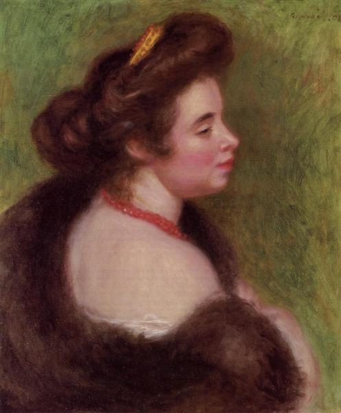 Madame Maurice Denis nee Jeanne Boudot, 1904 - Пьер Огюст Ренуар