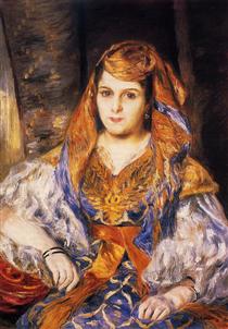 Madame Stora in Algerian Dress - Auguste Renoir
