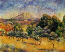 Mount Sainte Victoire - Pierre-Auguste Renoir