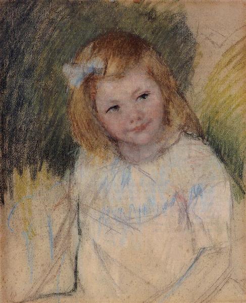 Sara Looking to the Right, c.1901 - Pierre-Auguste Renoir
