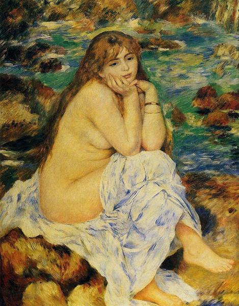 Seated Nude, 1885 - Пьер Огюст Ренуар