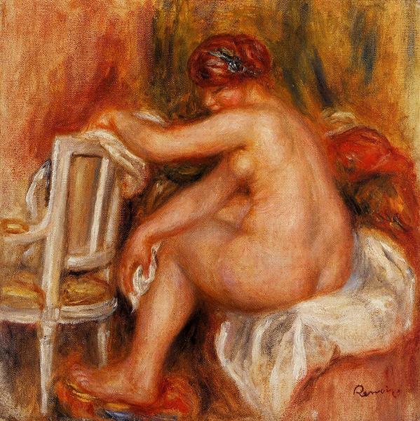 Seated Nude, 1913 - 雷諾瓦