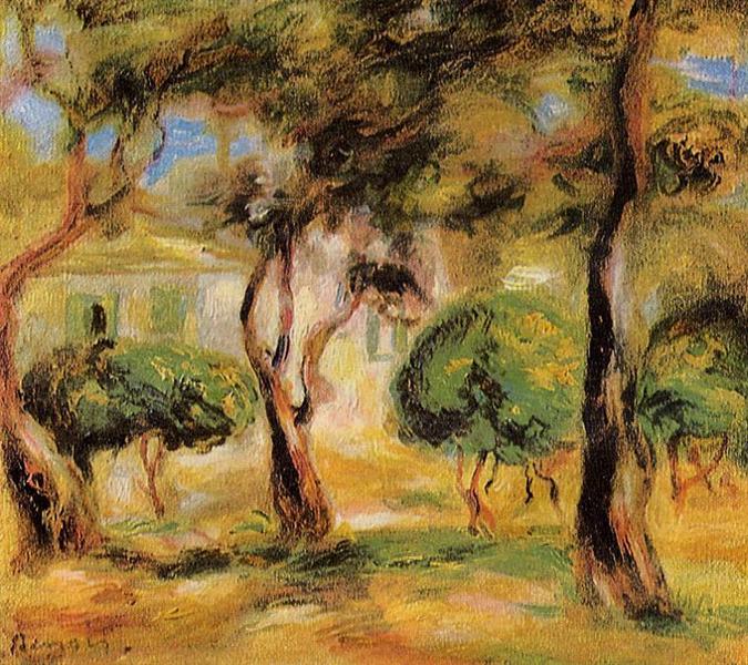 The Garden Collettes, 1909 - Pierre-Auguste Renoir