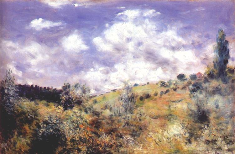 The Gust of Wind, c.1872 - Pierre-Auguste Renoir