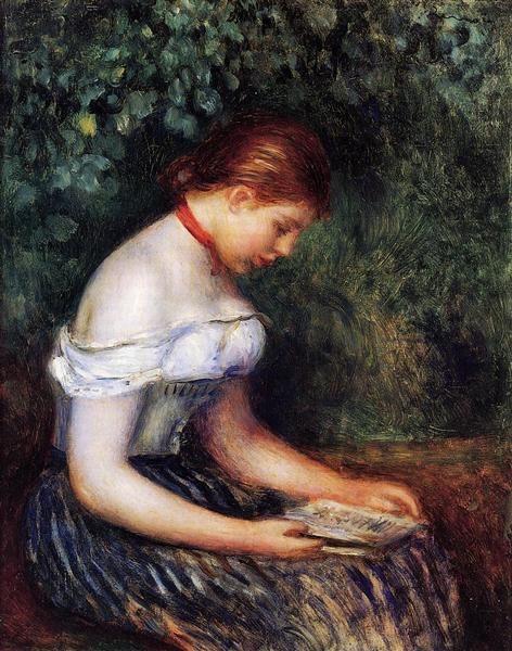 The Reader (Seated Young Woman), 1887 - Auguste Renoir
