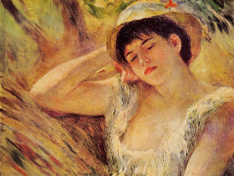 The Sleeper, 1880 - Auguste Renoir