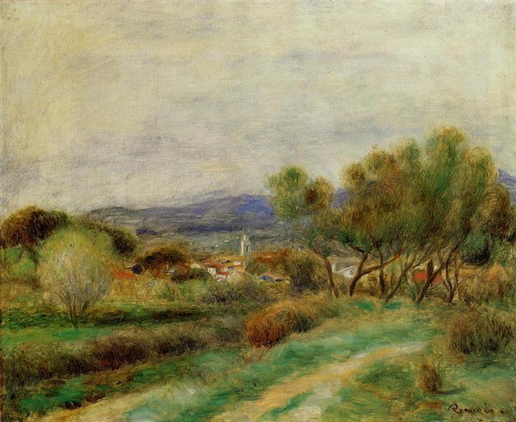 View of La Sayne, c.1890 - П'єр-Оґюст Ренуар